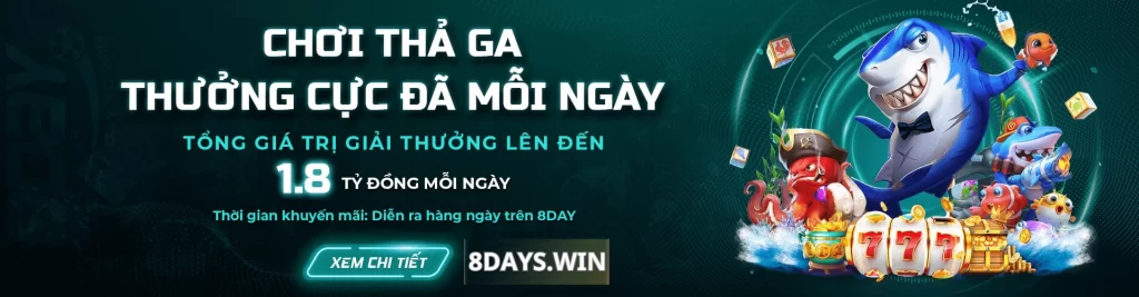 khuyến mãi mỗi ngày 8day